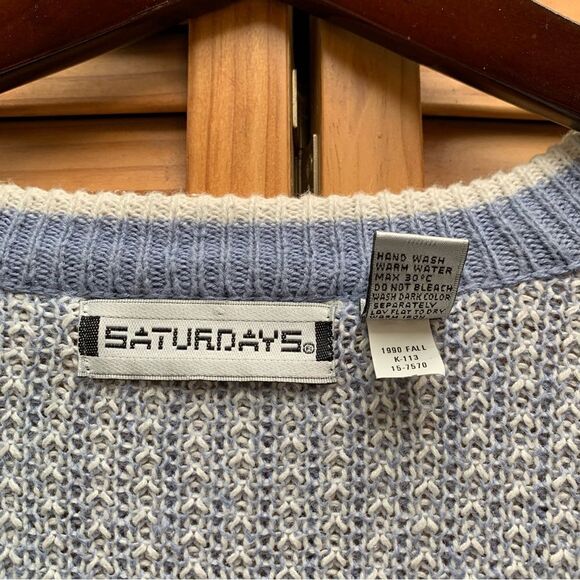 Vintage Saturdays Button Up Cardigan Size Large - Picture 2 of 6